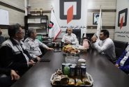 دیدار سخنگوی سازمان آتش‌نشانی تهران با سرپرست شهرداری و مدیرعامل سازمان آتش‌نشانی مسجدسلیمان