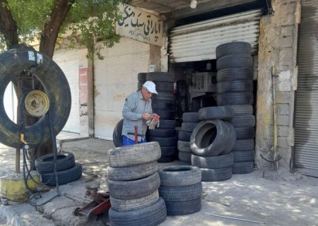 گامی دیگر در جهت زیباسازی منظر شهری؛ اجرای طرح جمع‌آوری لاستیک‌های فرسوده در سطح شهر مسجدسلیمان